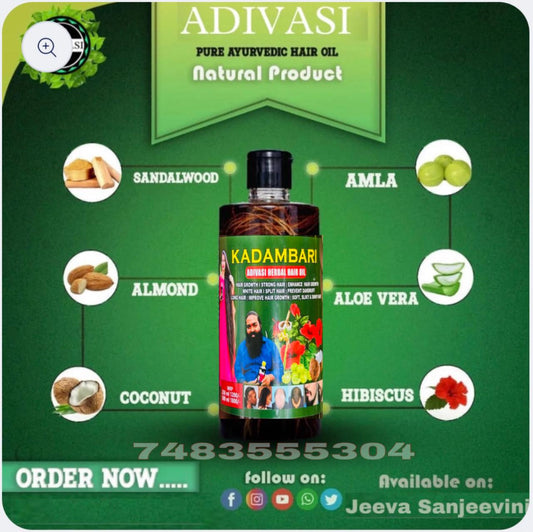 ADIVASI KADAMBARI HERBAL HAIR OIL
