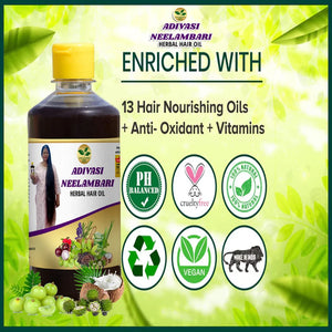 Adivasi® Vedambari Herbal Hair Oil | Say Good Bye To All Hair Problems